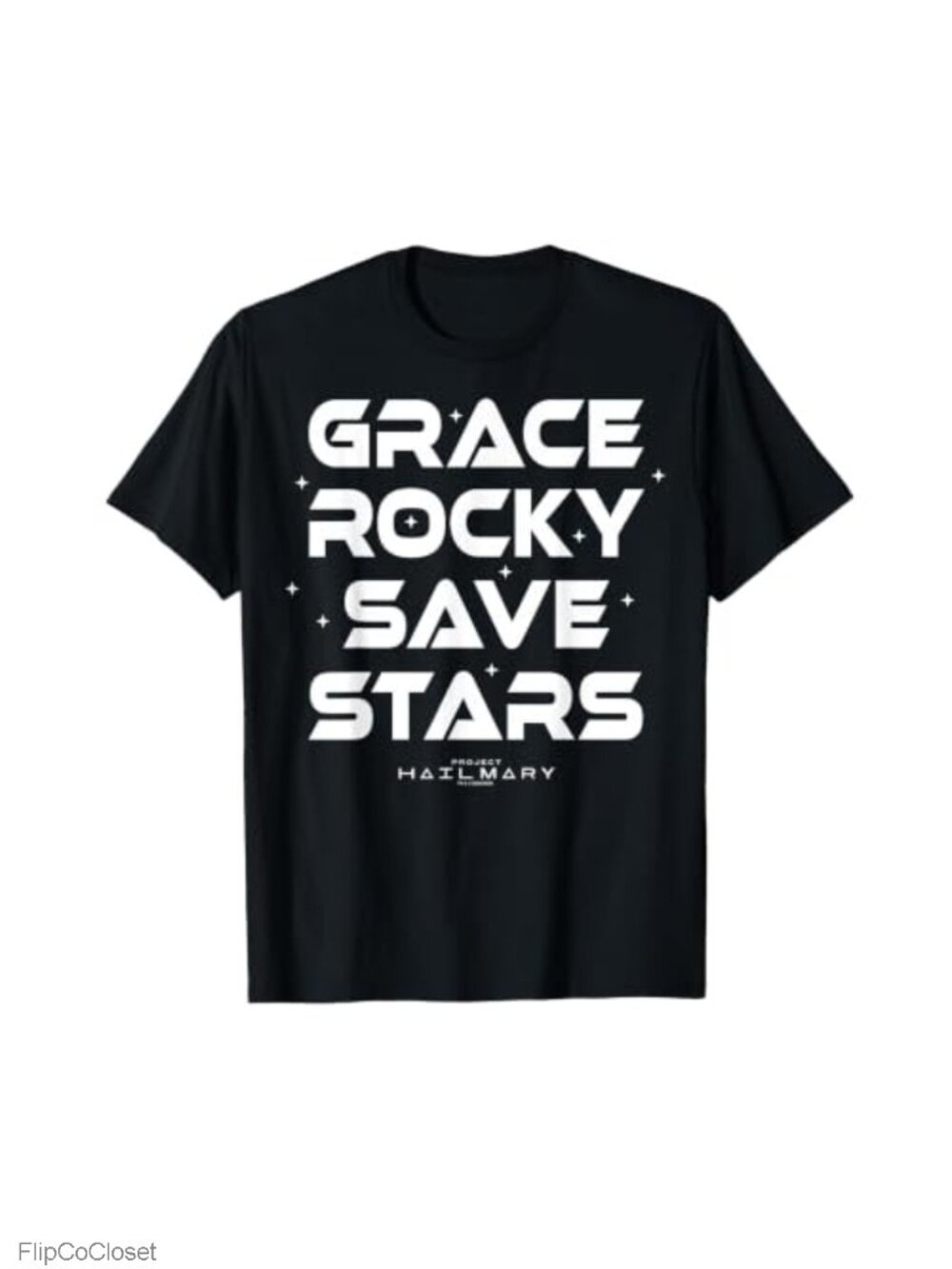 Project Hail Mary Grace Rocky Save Stars Graphic Tee Sci Fi Short Sleeve